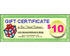 Gift Certificate $ 10.00 (imagem para) Gift Certificate $ 10.00